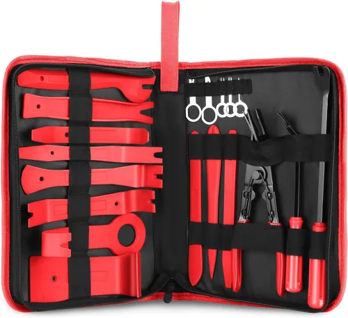 Vista 10 de DNA MOTORING TOOLS-00247 Kit de herramientas de extracción de moldura de automóvil, juego de alicates para clips y removedor de tapicería para panel