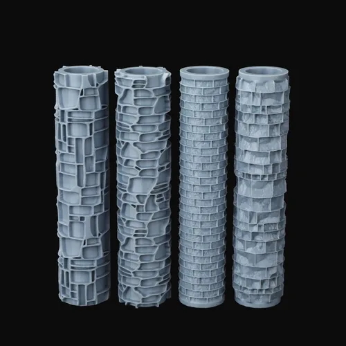 Vista 8 de Set de rodillos de terreno para modelado de espuma – Construye impresionantes techos para paquetes de terreno DND, bloques de construcción de As744-c