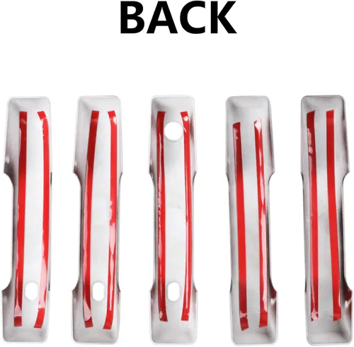 Vista 8 de Protector de arañazos para manija de puerta trasera, cubierta de manija de puerta trasera compatible con Ford Bronco 2021 2022 2023 2024 2025