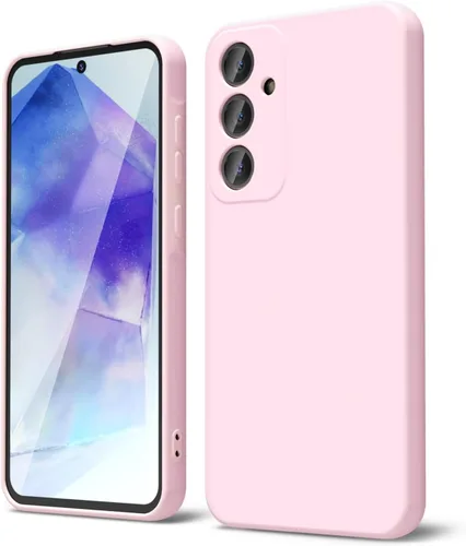 Vista 149 de oakxco Funda para teléfono Samsung Galaxy A12 con agarre de silicona líquida, linda delgada fina suave cubierta de gel de goma TPU lisa para mujeres