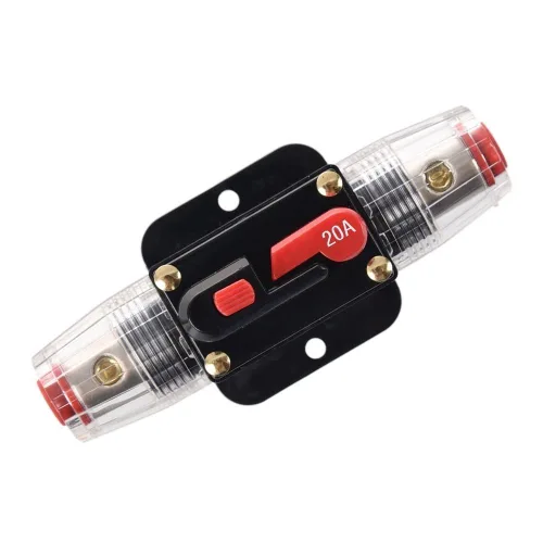 Vista 13 de Interruptor de circuito de 20 amperios de reinicio manual, impermeable, inversor en línea, para coche, motores de arrastre marino, barco, ATV