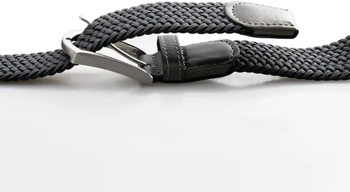 Vista 4 de Weifert - Cinturones elásticos trenzados para hombre de 1.3pulgadas de ancho