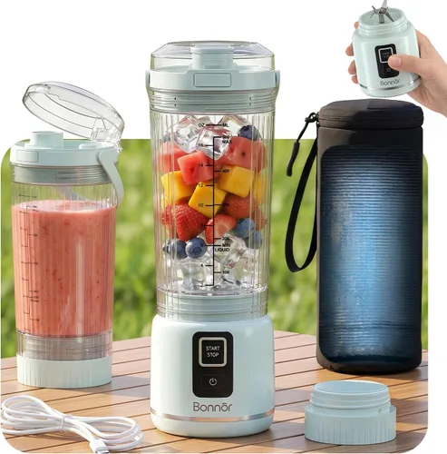 Vista 12 de Cordless Portable Blender for Smoothies, Shakes and Ice Crushing Black