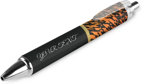 Vista 8 de Bolígrafos de dinosaurio personalizados con punta de lápiz capacitivo, bolígrafos grabados personalizados con nombre y logotipo de texto de masaje