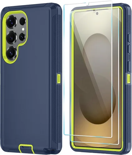 Vista 30 de ONOLA Funda compatible con Samsung Galaxy S24 Ultra con protector de pantalla HD, resistente a los golpes y a las caídas, funda de 3 capas