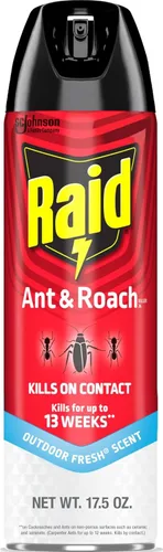 Vista 13 de Raid Ant & Roach Killer - Aerosol para insectos, aroma a limón, 17.5 onzas