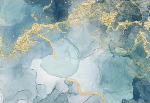 Vista 7 de Leyiyi Fondo de 5 x 3 pies para fotografía, telón de fondo de mármol negro y dorado, arte abstracto, telón de fondo de arena movediza dorada