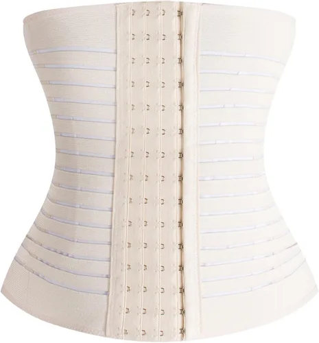 Vista 2 de Entrenador de cintura para mujer, faja de pérdida de peso, faja de reloj de arena, moldeadora de cuerpo, cinturón de cintura para yoga