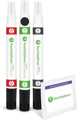 Vista 327 de TouchUpDirect RBG Azul Ártico Metálico Compatible con Pintura de Retoque Exact Match para Nissan, Kit Esencial en Aerosol