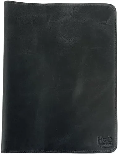 Vista 10 de Hide & Drink, Journal Cover Compatible with Moleskine XL (7.5 x 9.75 in) with Strap, Refillable Case, Personal Planner, Full Grain Leather, Handmade
