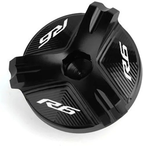 Vista 13 de Tapa de tapón de llenado de aceite de motor CNC para motocicleta, compatible con Yamaha YZF R1 R3 R6 YZFR1 1998-2020 YZFR3 2015-2021 YZFR6 YZFR6S R1