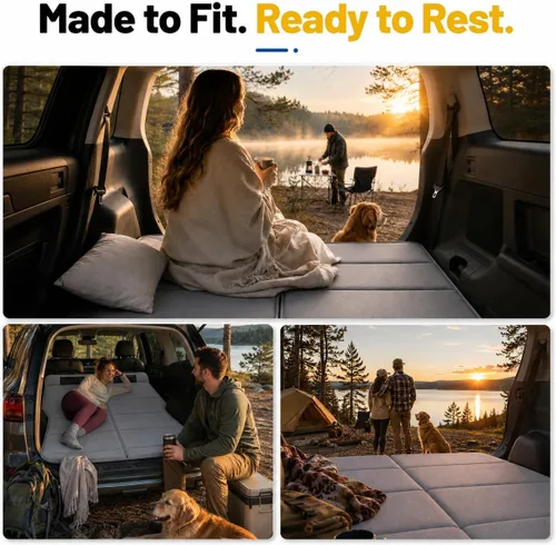 Vista 8 de Car Mattress for 2021-2026 Ford Bronco,Non-Inflatable car Bed