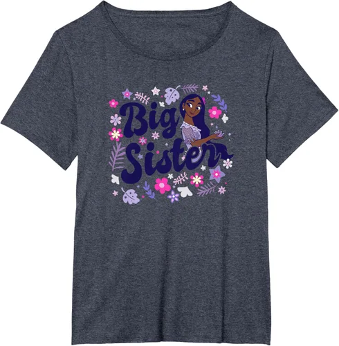 Vista 77 de Disney Encanto Isabela Madrigal Big Sister - Camiseta floral, gris, S Asfalto