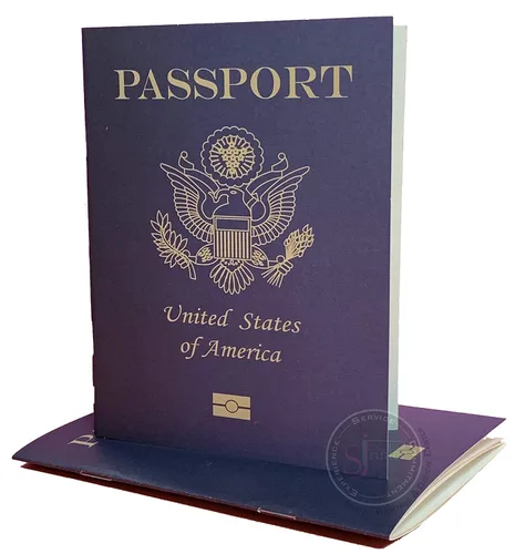 Vista 8 de Pasaportes en blanco de imitación, para proyectos escolares, recuerdos de fiestas, juguete de avión, diario de viajes, geografía, estudio social