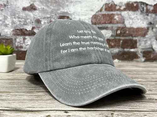 Vista 2 de Hepandy Embroidered Let Any Fish Hats