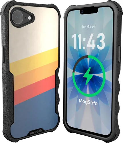 Vista 35 de Smartish Funda para iPhone 12 Pro Max Armor - Gripzilla [resistente + protectora] Funda de agarre delgada y resistente - Black Tie Affair