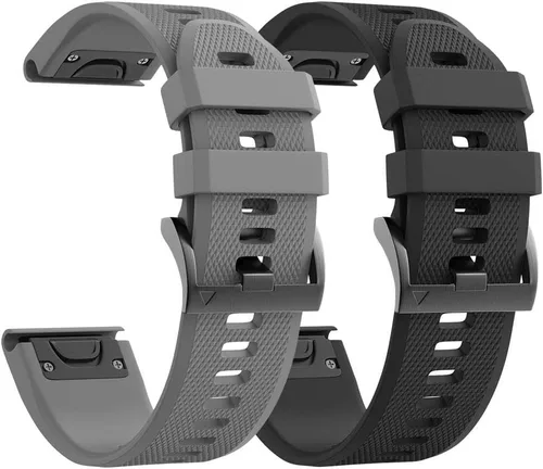 Vista 13 de ANCOOL Correa de reloj para Fenix 7X/Fenix 6X/Fenix 5X/Fenix 8 de 1.96 pulgadas, bandas de ajuste rápido de 1.024 in, compatibles con reloj Verde