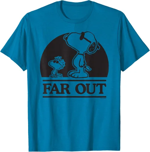 Vista 3 de Peanuts Woodstock 50th Anniversary Far Out Snoopy - Camiseta Blanco