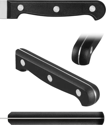 Vista 3 de COKUMA Cuchillo de cocina, juego de 3 cuchillos con funda, cuchillo de chef de 8 pulgadas, cuchillo utilitario de 4.5 pulgadas, cuchillo de chef