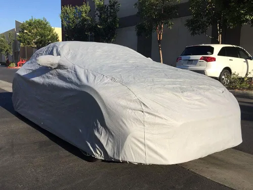 Vista 3 de Cubierta para Auto de CarsCover, de trabajo pesado, resistente a la intemperie, Ultra protectora