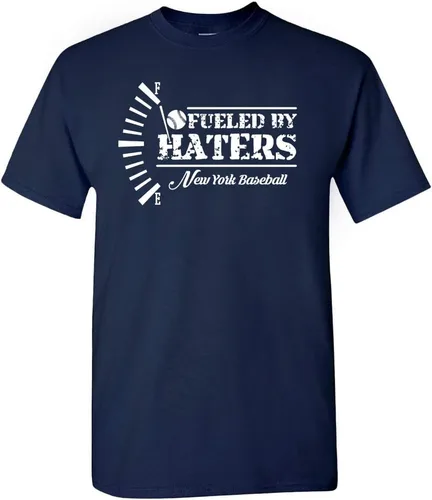 Vista 4 de Xtreme Apparrel Fueled by Haters - Camiseta para hombre para los fanáticos del béisbol