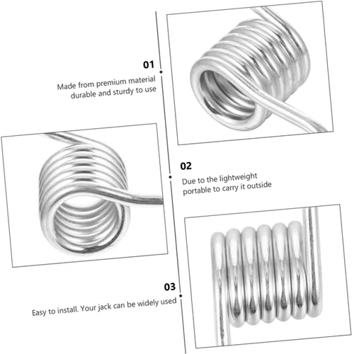 Vista 8 de 6 unids Horizontal Jack Spring Professional Thickening Springs para coche hidráulico fácil de instalar accesorios esenciales ligeros