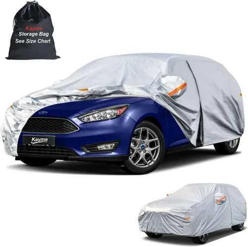Vista 48 de Kayme Funda impermeable para automóvil deportivo para todo tipo de clima. Consulta la tabla de tallas del vehículo para un ajuste preciso. Cubierta