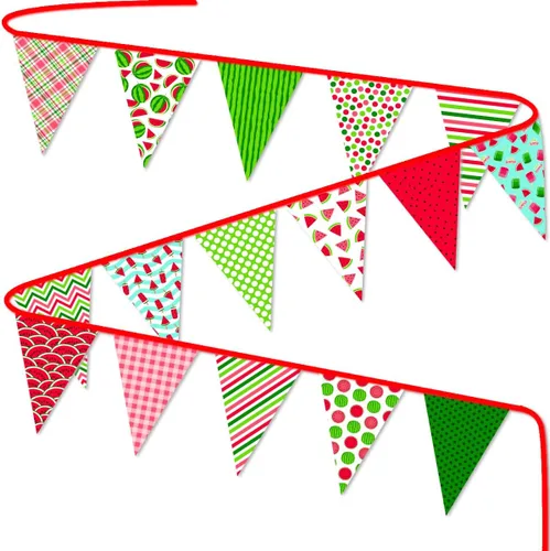 Vista 9 de Decoraciones de fiesta de Hello Fall Banderín triangular de tela para decoración de otoño, boda, fiesta de cumpleaños, día de Acción de Gracias