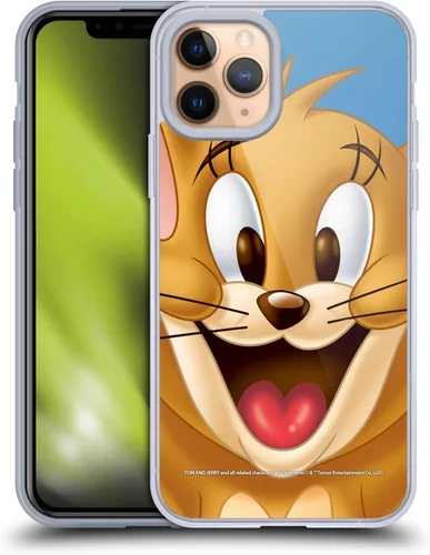 Vista 46 de Head Case Designs Funda de gel de cara completa con licencia oficial de Tom y Jerry Jerry [protección de grado militar] compatible con Apple iPhone