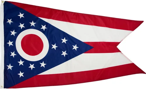Vista 78 de FlagSource Bandera del estado de Alabama, material de nailon 200D con certificación FMAA, resistente, fabricada en Estados Unidos, resistente a