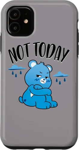 Vista 8 de Care Bears: Desbloquea la funda para iPhone 17 de The Magic Grumpy Bear Not Today