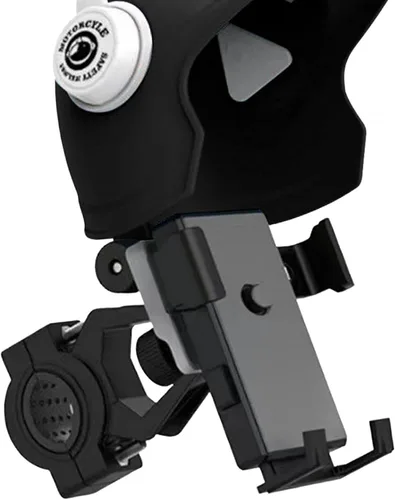 Vista 2 de MagiDeal Soporte de teléfono para bicicleta, visera solar/soporte para teléfono, lindo ángulo ajustable, soporte de teléfono para visera