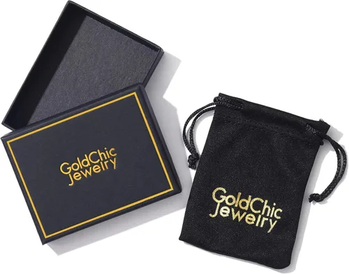 Vista 8 de GOLDCHIC JEWELRY Judaism Jewish Israel Star of David Cross Pendant Mens Punk Rock 316L Stainless Steel18K Gold PlatedBlack Rhodium Plated Hexagram
