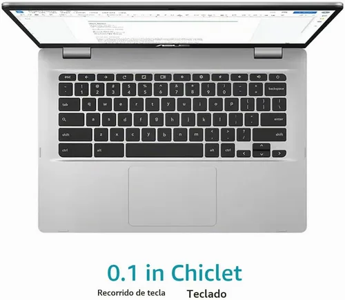 Vista 3 de ASUS ChromeBook/SILVER/14.0 FHD no táctil/N4020/4GB/Intel UMA/64GB/Chrome