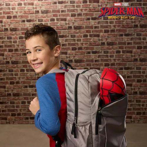 Vista 6 de Marvel Studios Spider-Man: Máscara de disfraz de juego de rol, juguetes de superhéroes para niños, mayores de 5 años