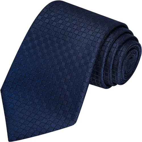 Vista 80 de KissTies Mens Checkered Tie Set Solid Color Festive Necktie + Pocket Square