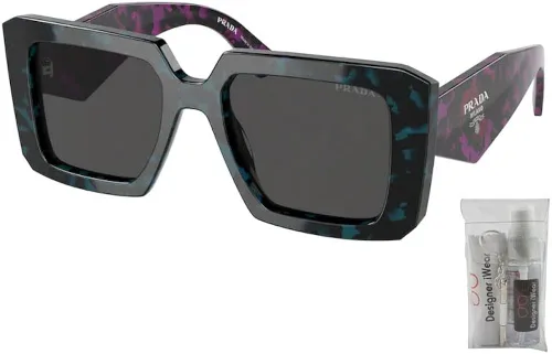 Vista 2 de Prada PR23YS CONCEPTUAL Rectangle Sunglasses For Women+ BUNDLE With Designer iWear Eyewear Kit