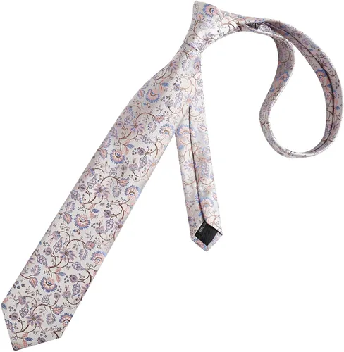 Vista 121 de Alizeal Mens 3.15inches Leaf Flower Pattern Tie with Floral Pocket Square Set