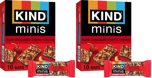 Vista 11 de KIND Minis, almendras y sal marina de caramelo, 0.7 onzas (paquete de 10)