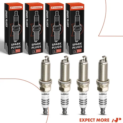 Vista 9 de A-Premium Bujías de Iridio y Platino (Paquete de 4) Compatibles con Honda CR-V, Civic, Accord, Fit y Toyota Corolla, Prius y Subaru Outback y Mazda