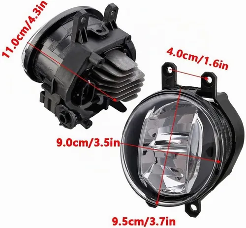 Vista 6 de Riloer Lámpara antiniebla para parachoques delantero, luces antiniebla, compatible con RAV4 2019-2023