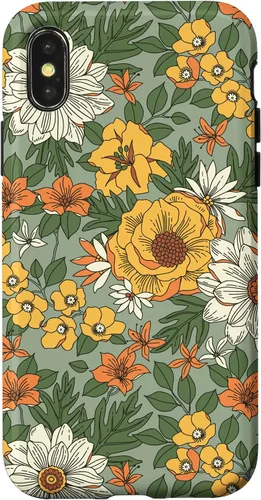 Vista 5 de Yellow Wildflower Summer Flowers Botanical Graphic Floral Case for iPhone 16
