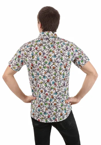 Vista 2 de Camisa para Adulto con Estampado de Ojos Multicolor