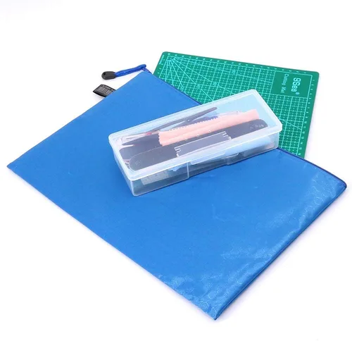 Vista 7 de Swpeet 29 piezas compatibles con Gundam Modeler Herramientas básicas con contenedor de plástico de servicio, kit profesional de repuesto compatible