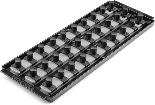 Vista 22 de TEKTON - Llave de tubo de 1/2 pulgada x riel de 33 cm con 10 clips (negro) OSR22210 Fabricado en EE. UU