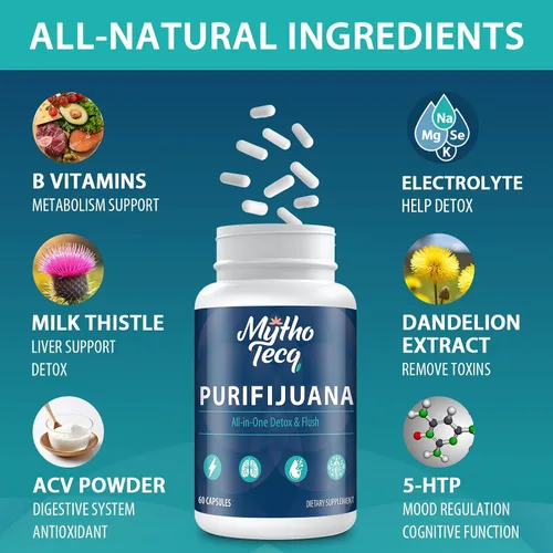 Vista 3 de MythoTecq 90,000 mg de desintoxicación y limpieza, desintoxicación corporal para hombres y mujeres, desintoxicación rápida, limpieza y reparación