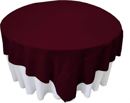 Vista 9 de LA Linen. Mantel cuadrado de popelina de poliéster