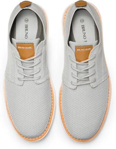 Vista 3 de Bruno Marc Zapatillas de malla para hombre Oxfords ligeras