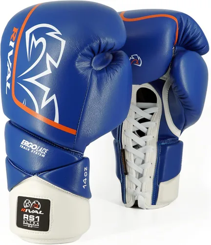 Vista 3 de Rival Boxing RS1 2.0 Ultra Pro - Guantes de boxeo para sparring con cierre de cordones, microfibra súper resistente, forro interior suave