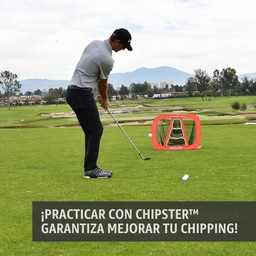 Vista 6 de GoSports Chipster Pop-Up Golf Chipping Practice Net - Training Aid for Precision and Distance - Outdoor and Indoor Practice - Golf Gift